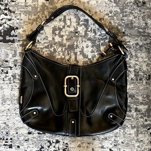 Perlina Leather Hobo Purse